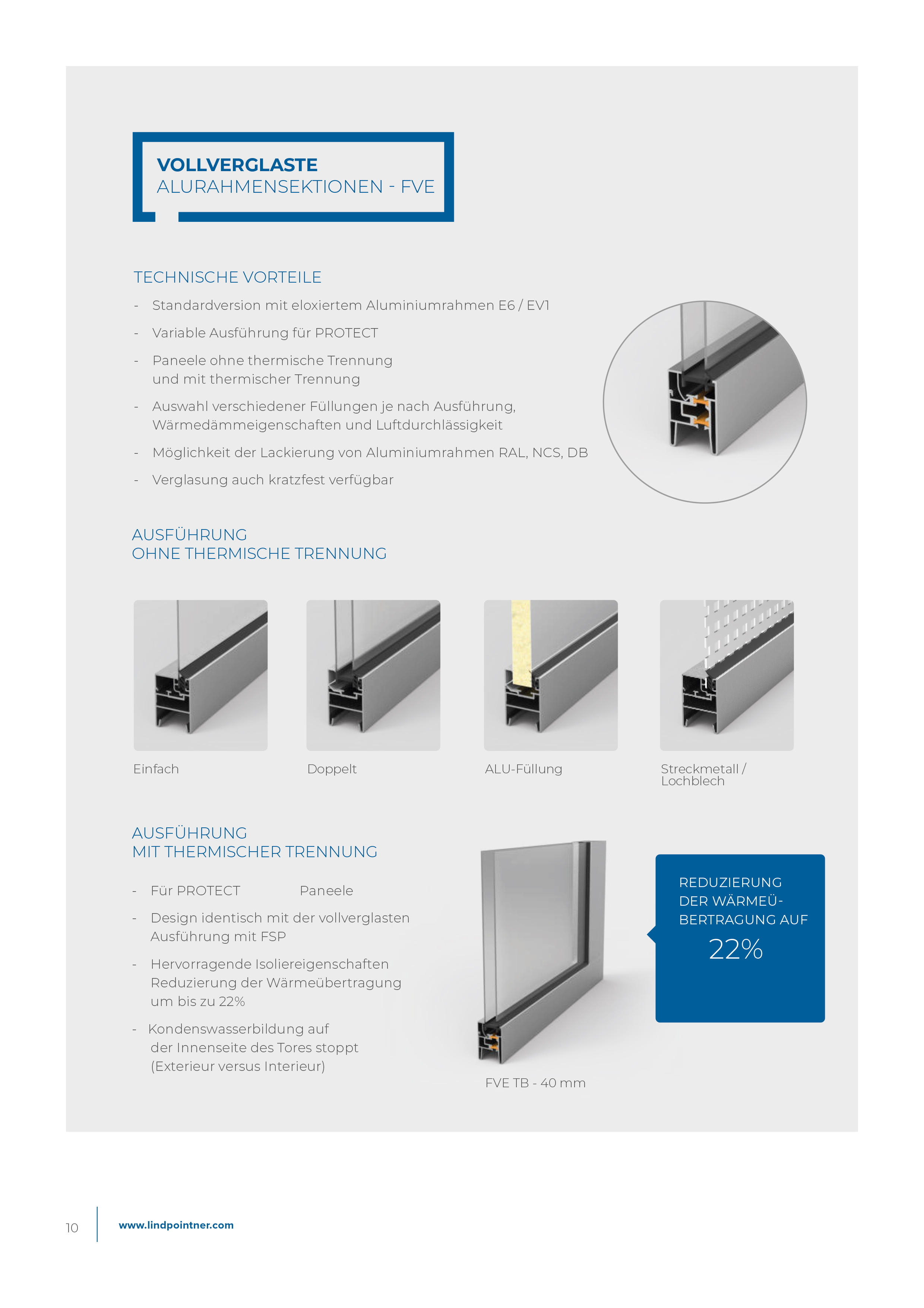 Lindpointner Prospekt Paneeltore Blätterkatalog Seite 10