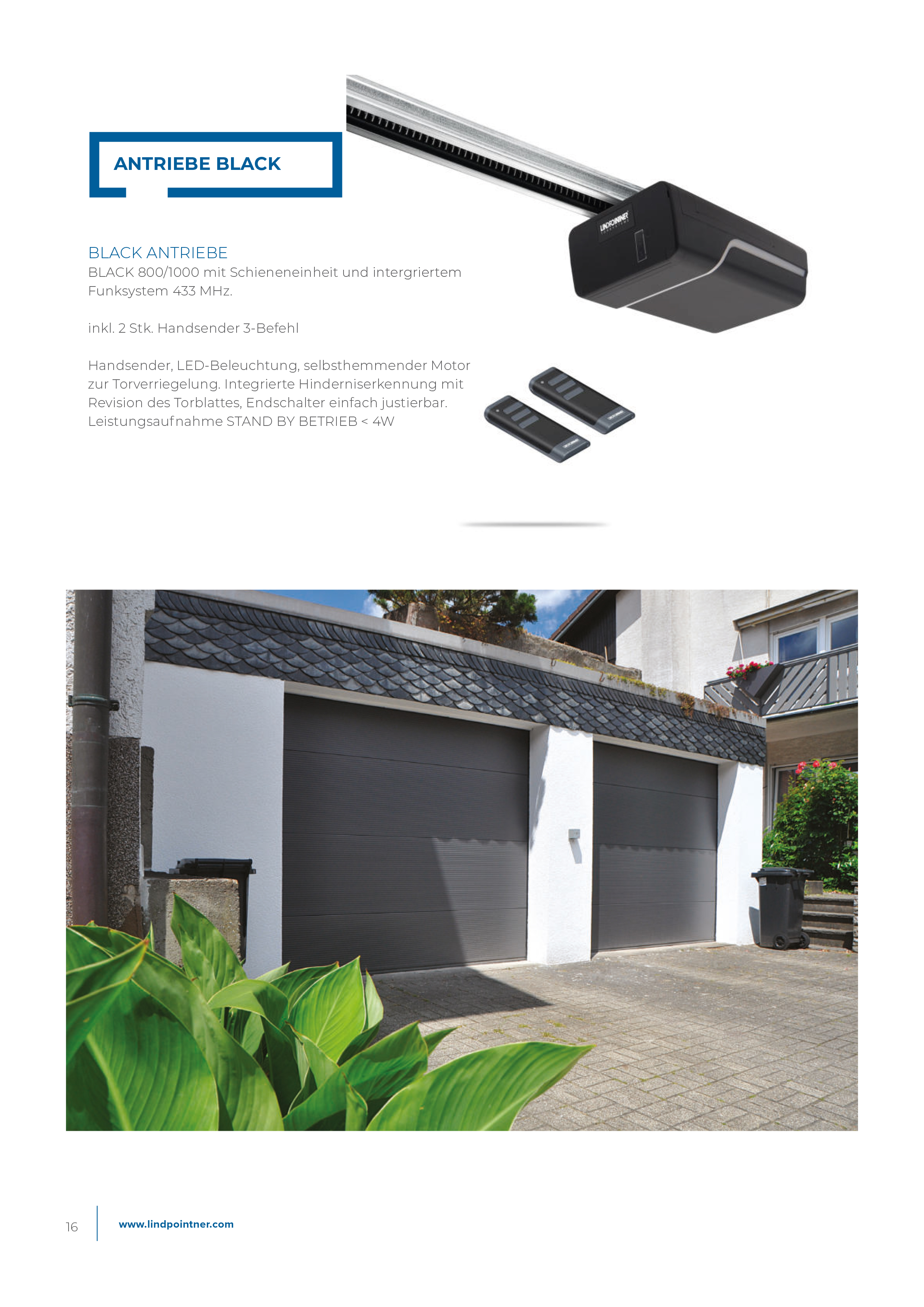 Lindpointner Prospekt Paneeltore Blätterkatalog Seite 16