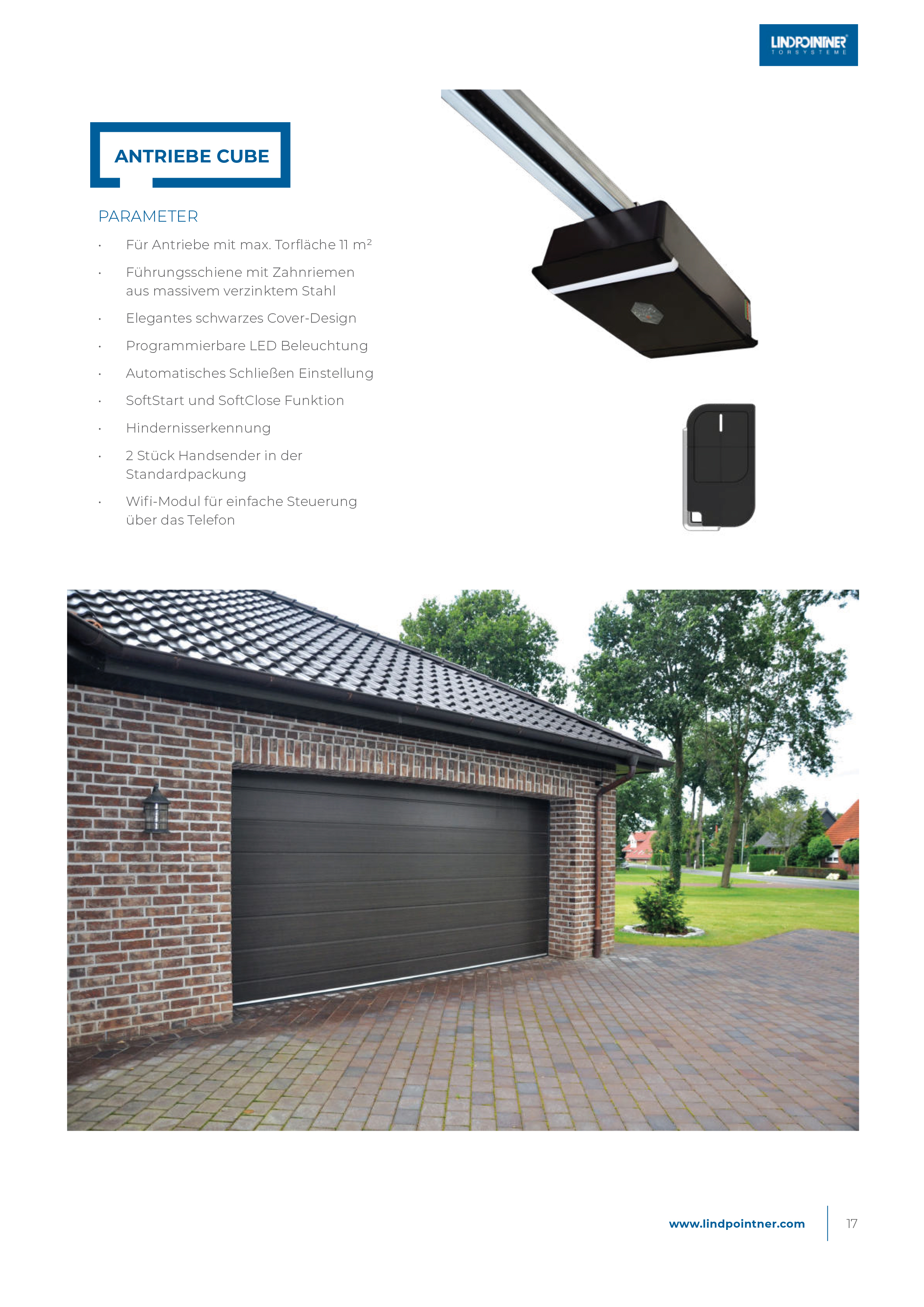 Lindpointner Prospekt Paneeltore Blätterkatalog Seite 17