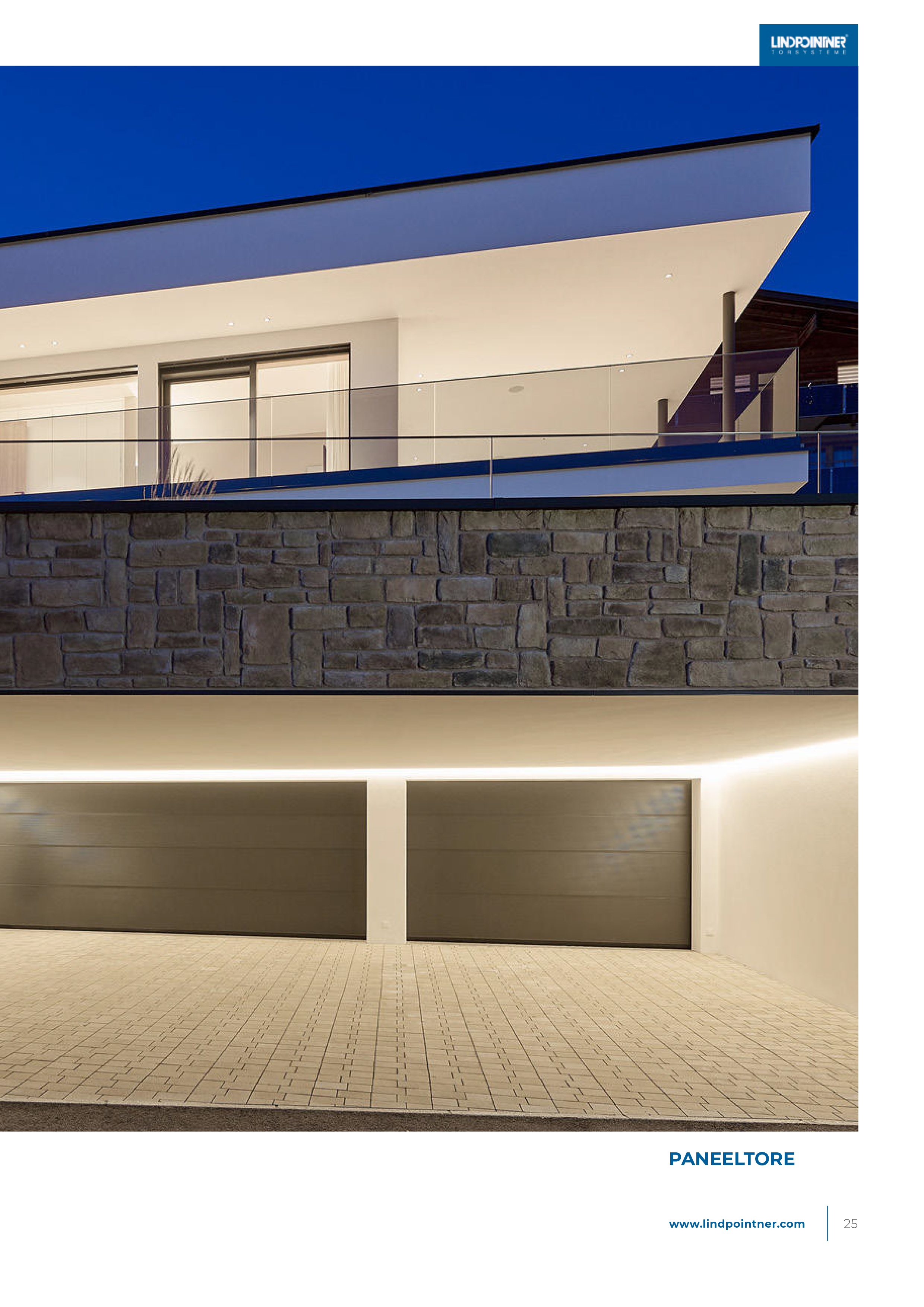 Lindpointner Prospekt Paneeltore Blätterkatalog Seite 25