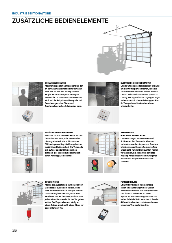 Lindpointner Prospekt Sektionaltore Blätterkatalog Seite 26