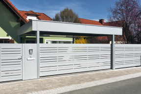 Garagentore Deckensektionaltore Aluminium LS4000 modern Carport