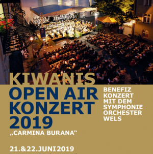 Sponsoring KIWANIS OPEN AIR KONZERT 21./22.6.2019