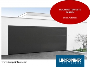 Lindpointner Torsysteme Aktion Hochwetterfeste Farbe ohne Aufpreis