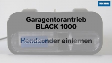 BLACK 1000 | Handsender einlernen