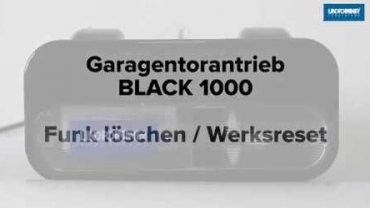 BLACK 1000 | Funk löschen und Werksreset